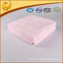 High Quality Factory Price Wholesale Cotton Jacquard Blanket With Folded Edge